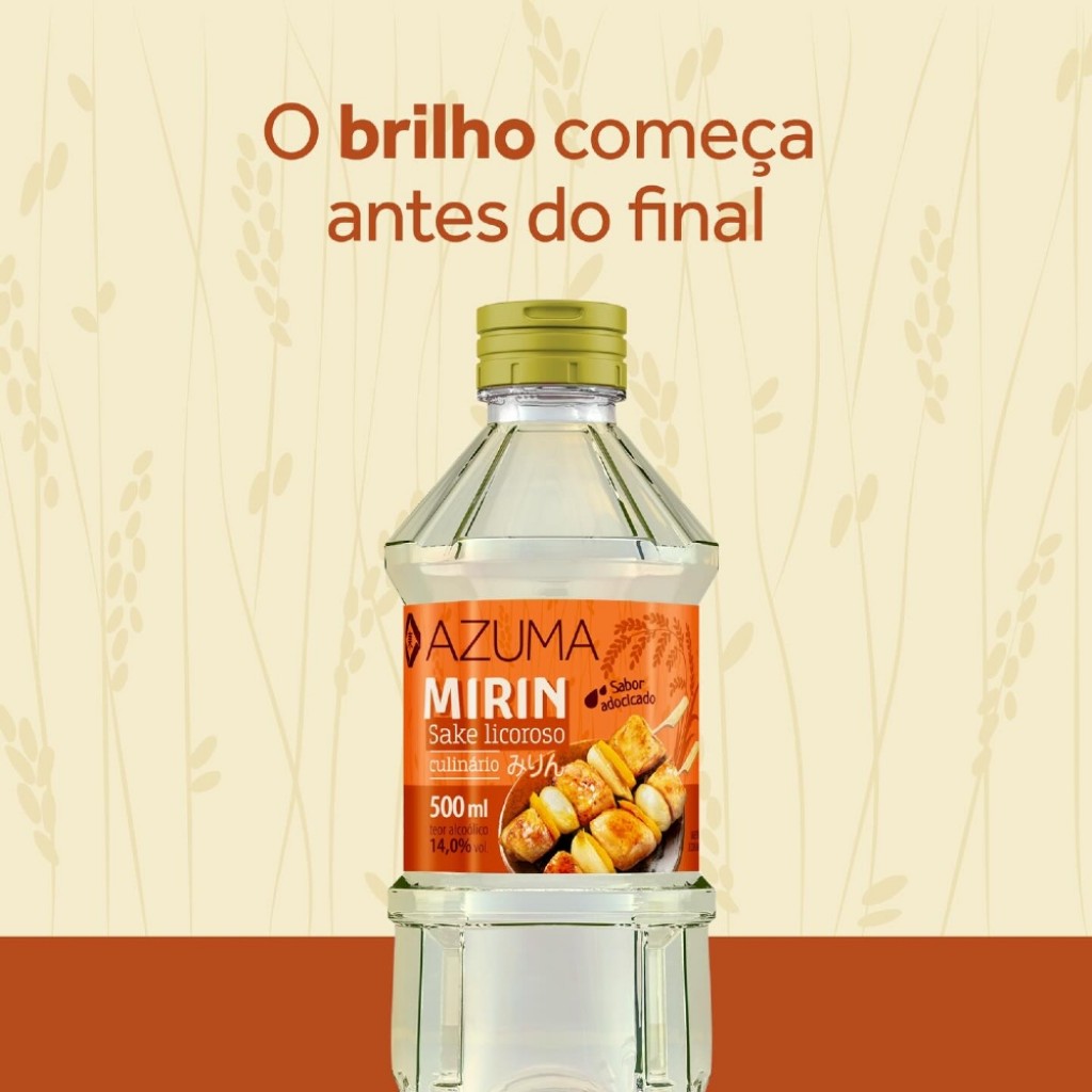 Sake Mirin Licoroso Culinário 500ml Azuma