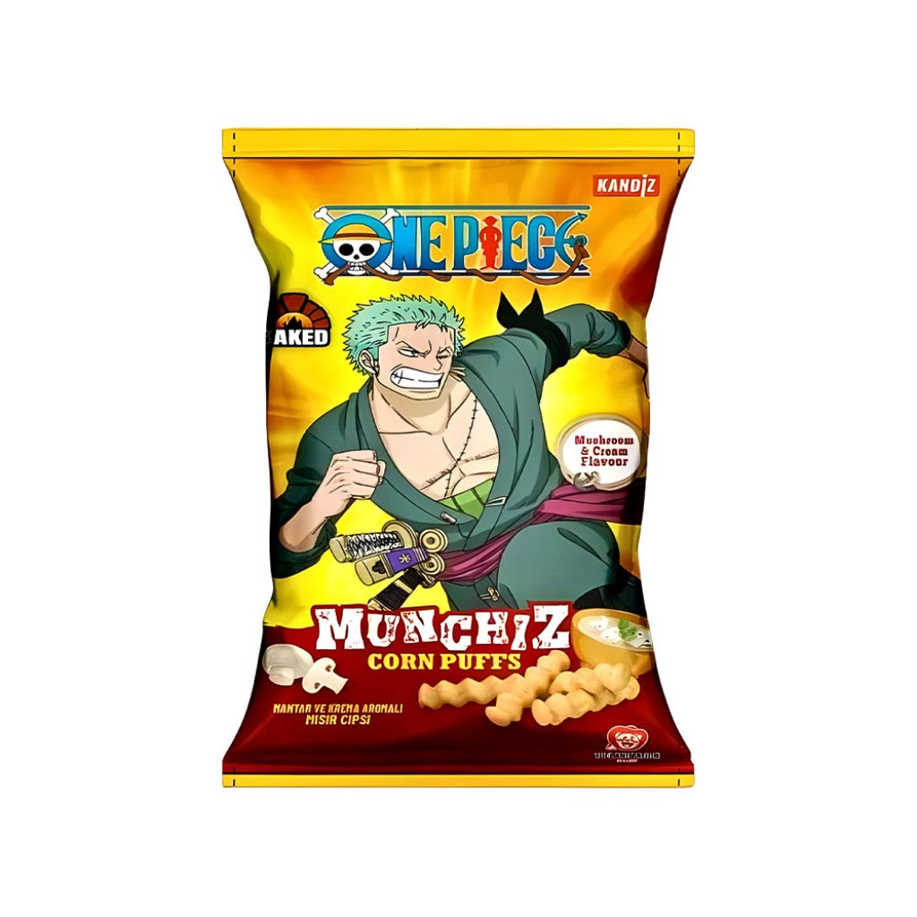Salgadinho Munchiz Sabor Cogumelo e Creme 35g Kandiz