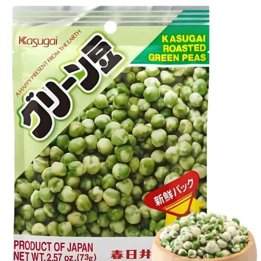 Salgadinho de Ervilha Kasugai Roasted Green Peas 73g