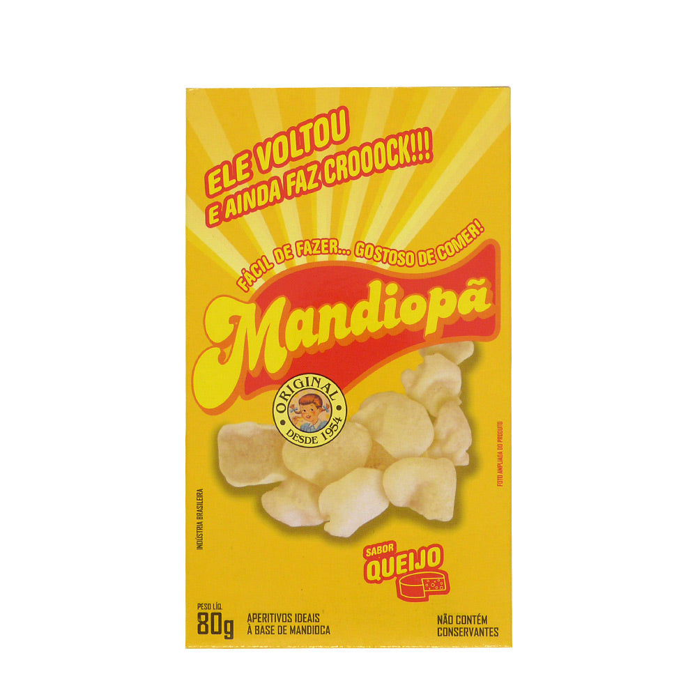 Salgadinho Sabor Queijo 80g Mandiopã