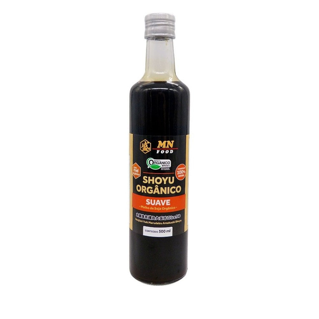Shoyu Orgânico Suave 500ml Mn Food
