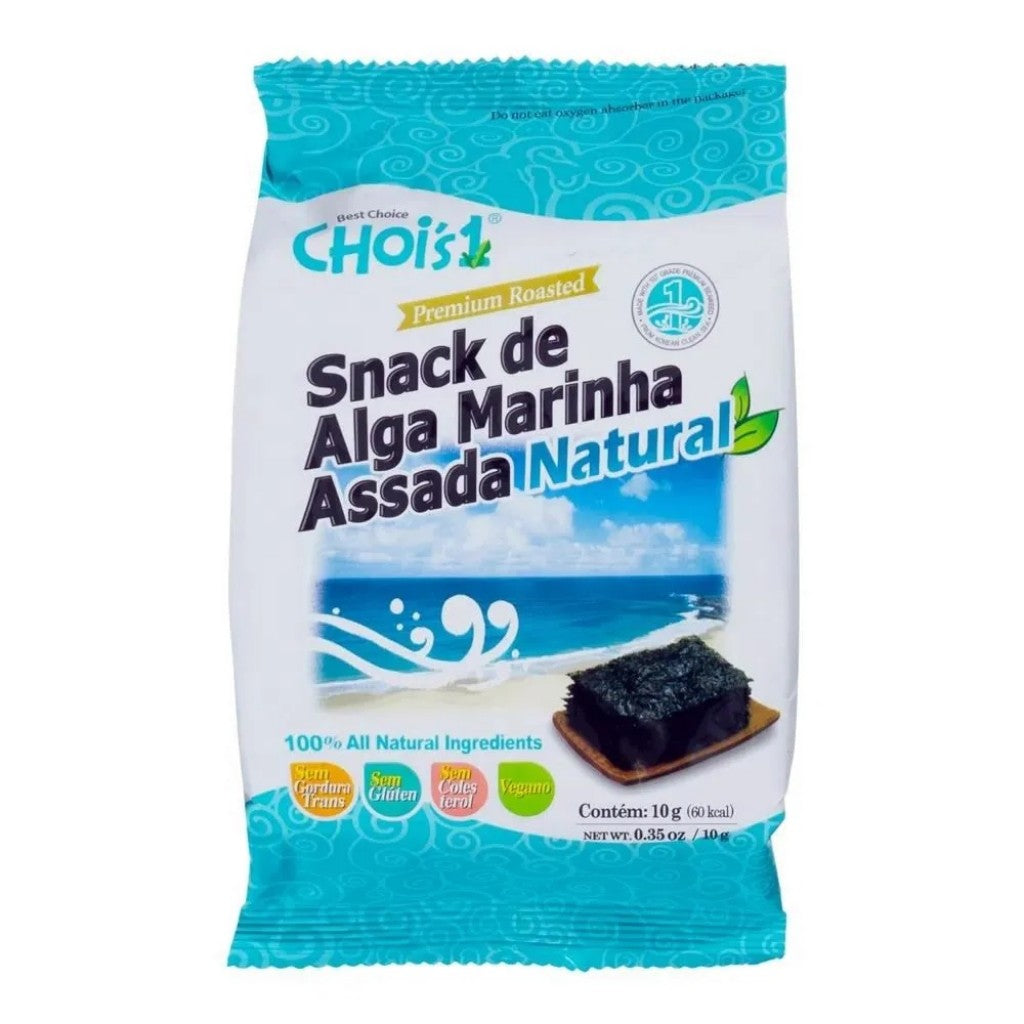 Snack de Alga Marinha Assada Natural 10g Chois