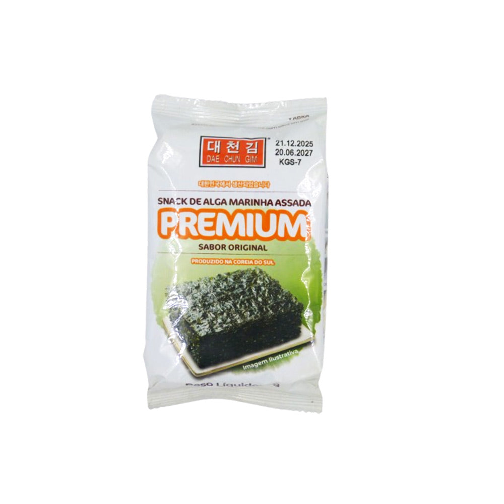 Snack de Alga Marinha Sabor Original Okazunori 4g Asia One