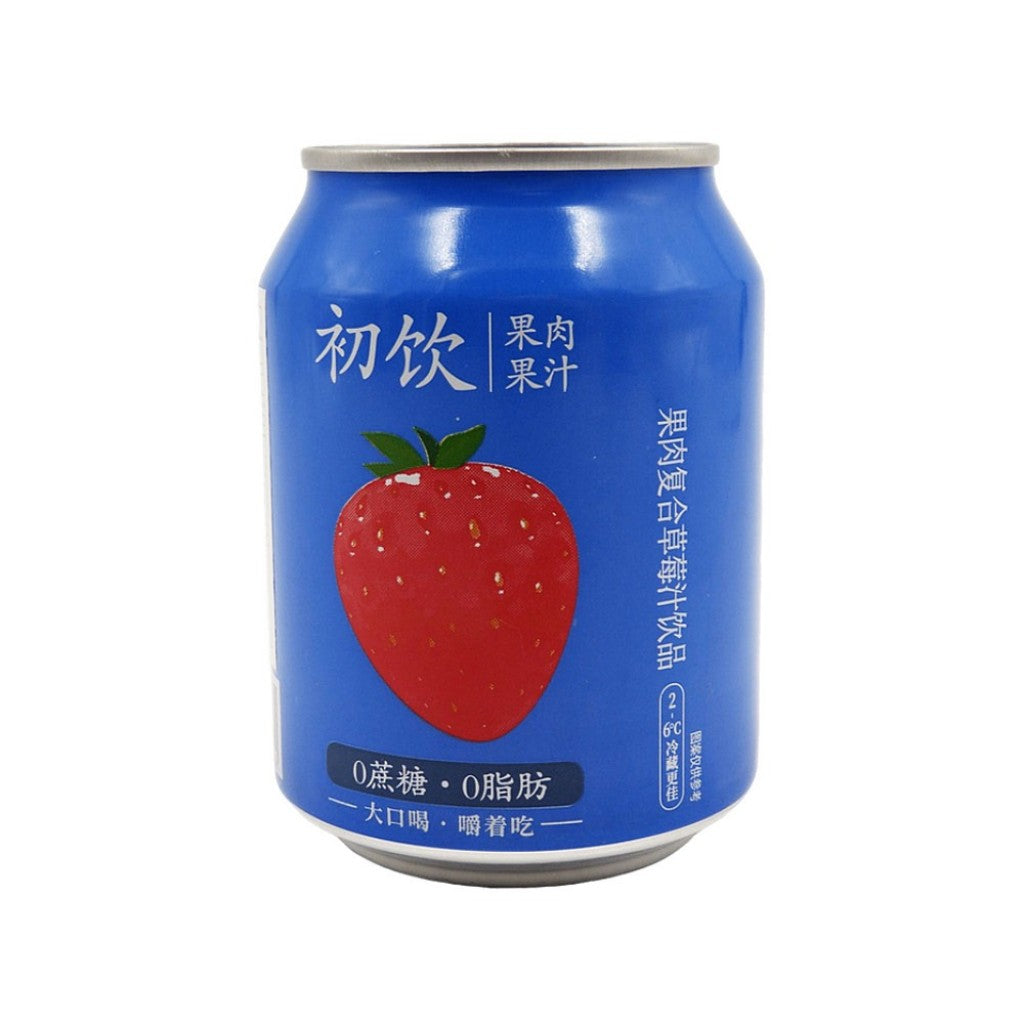 Suco Sabor Morango com Pedaços 238ml Shangdong