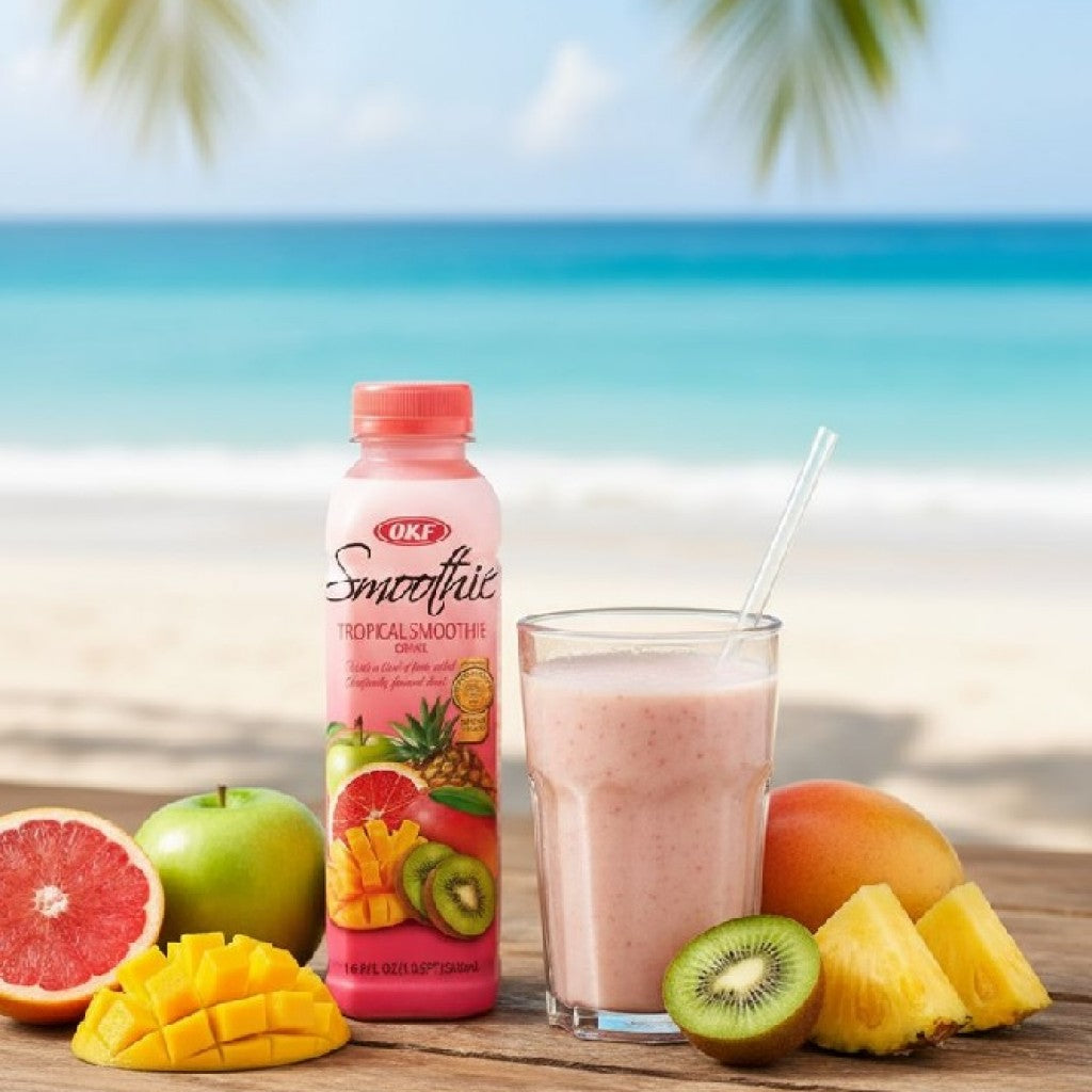 SUCO SMOOTHIE FRUTAS TROPICAIS 500ML OKF