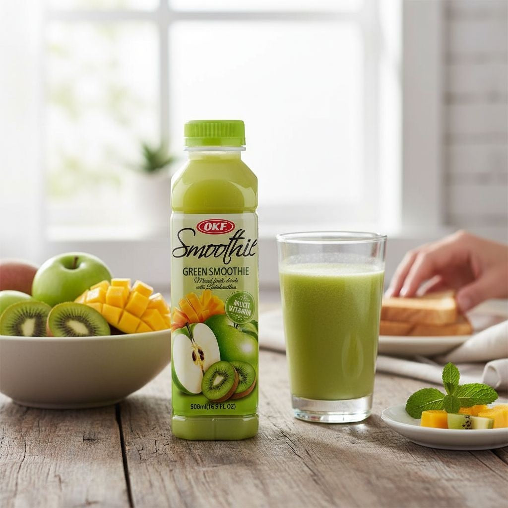 Suco Smoothie Frutas Verdes 500ml OKF