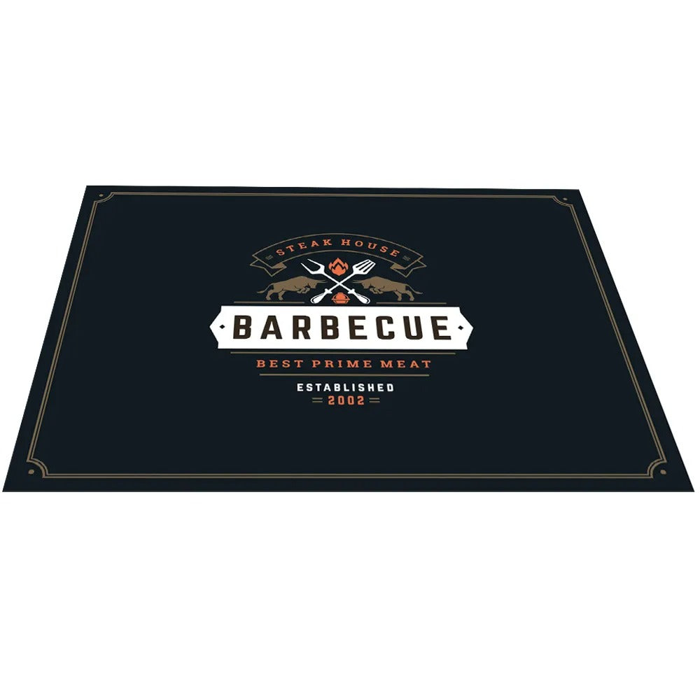 TABUA DE CORTE RETANGULAR BARBECUE EM VIDRO 40X30CM DYNASTY