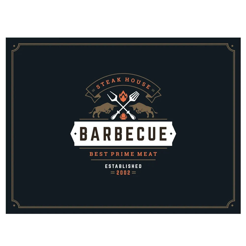 TABUA DE CORTE RETANGULAR BARBECUE EM VIDRO 40X30CM DYNASTY