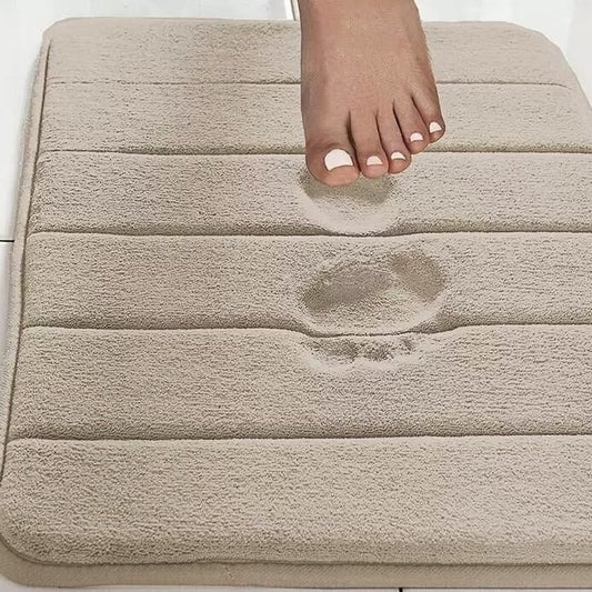 Tapete de Banheiro Super Soft Bege 60x40cm