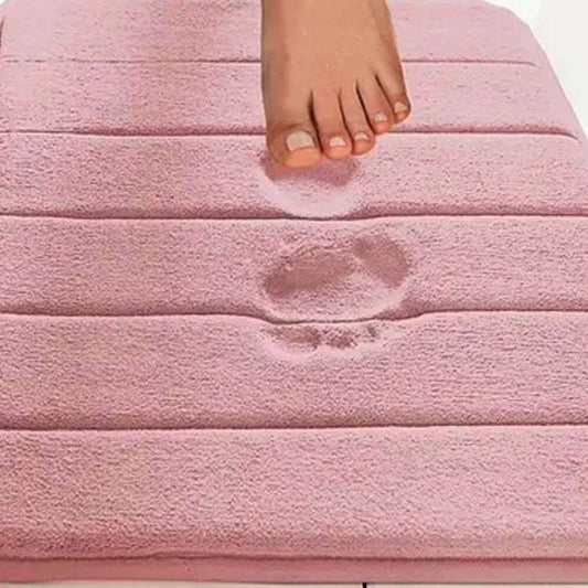 Tapete de Banheiro Super Soft Rosa 60x40cm Camesa