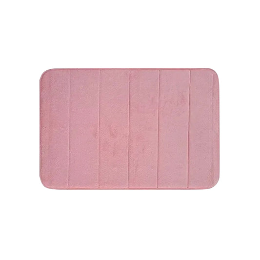Tapete de Banheiro Super Soft Rosa 60x40cm Camesa