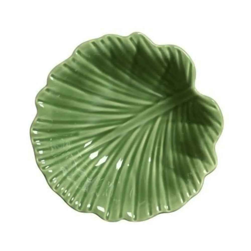 TIGELA RELEVADA LEAVES VERDE MEDIA 830ML