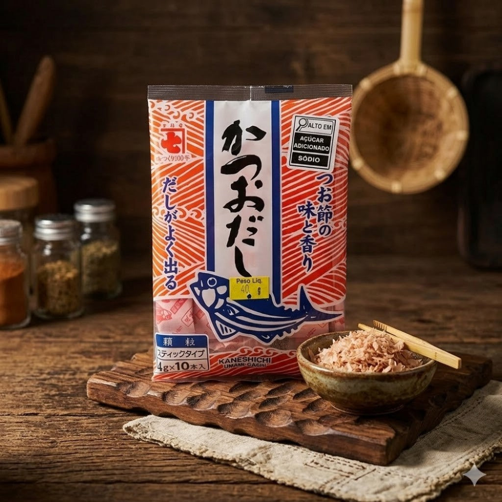 Tempero em Pó Katsuo Dashi 40g Kaneshichi