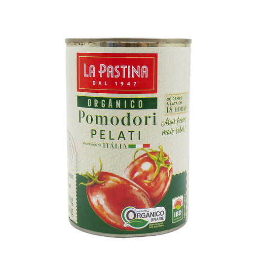 Tomate Pelado Organico Lata 400g La Pastina