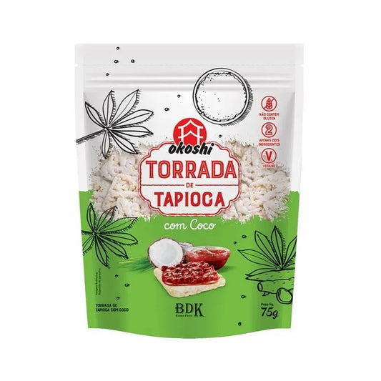 Torrada de Tapioca com Coco 75g Okoshi