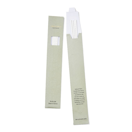 Varetas para Difusor de Aromas Branco 4 Unidades Greenswet