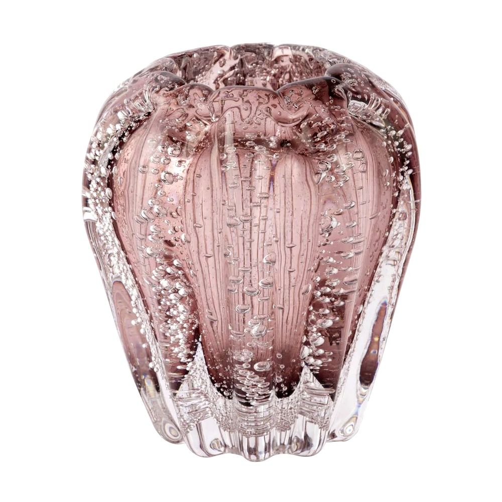 Vaso Decorativo Veneza Murano Ametista 12cm