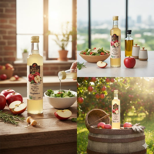 Vinagre de Maçã Orgânico 500ml Puro Pomar