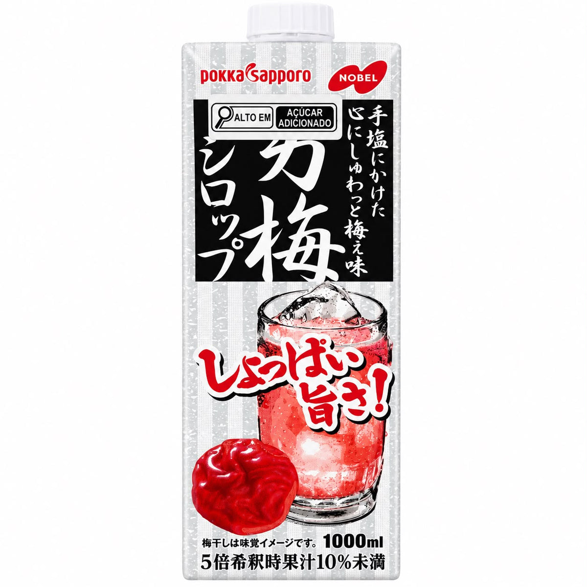 MISTURA PARA PREPARO DE BEBIDA SABOR AMEIXA 1L POKKA SAPPORO