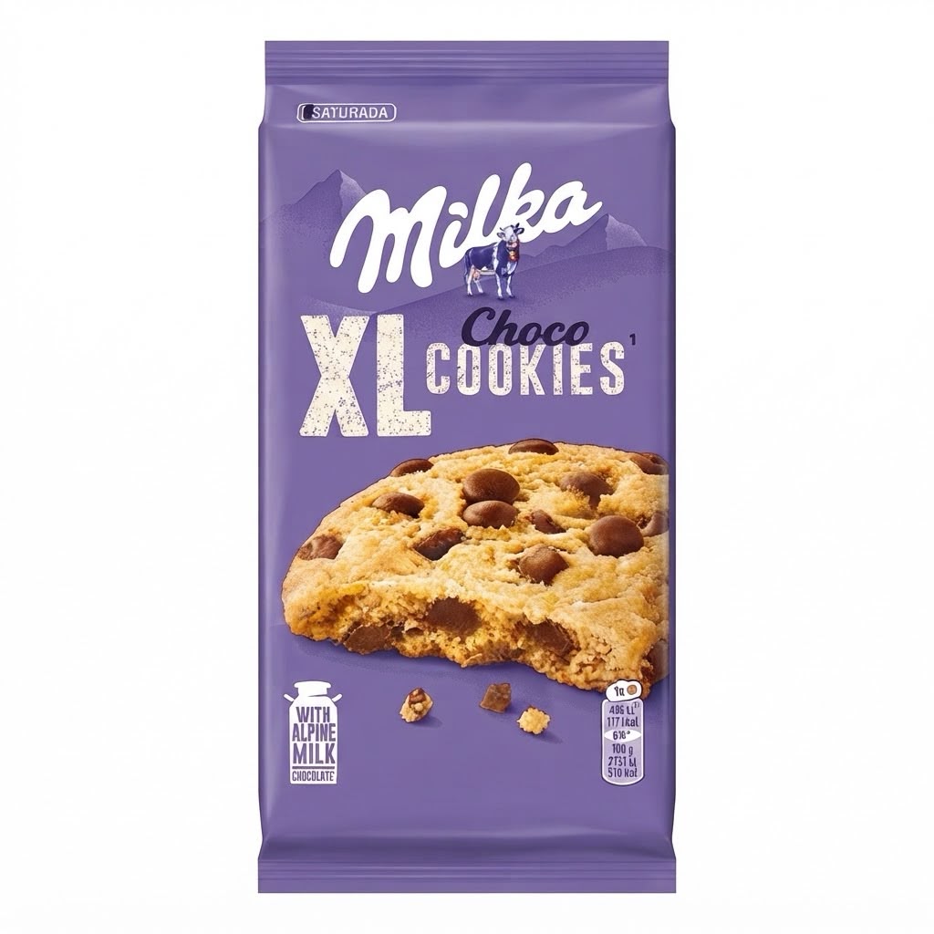 Biscoito XL Cookies 184g Milka