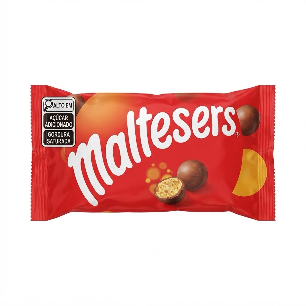 BOLINHAS DE BISCOITO MALTADO COBERTOS COM CHOCOLATE 37G MALTESERS