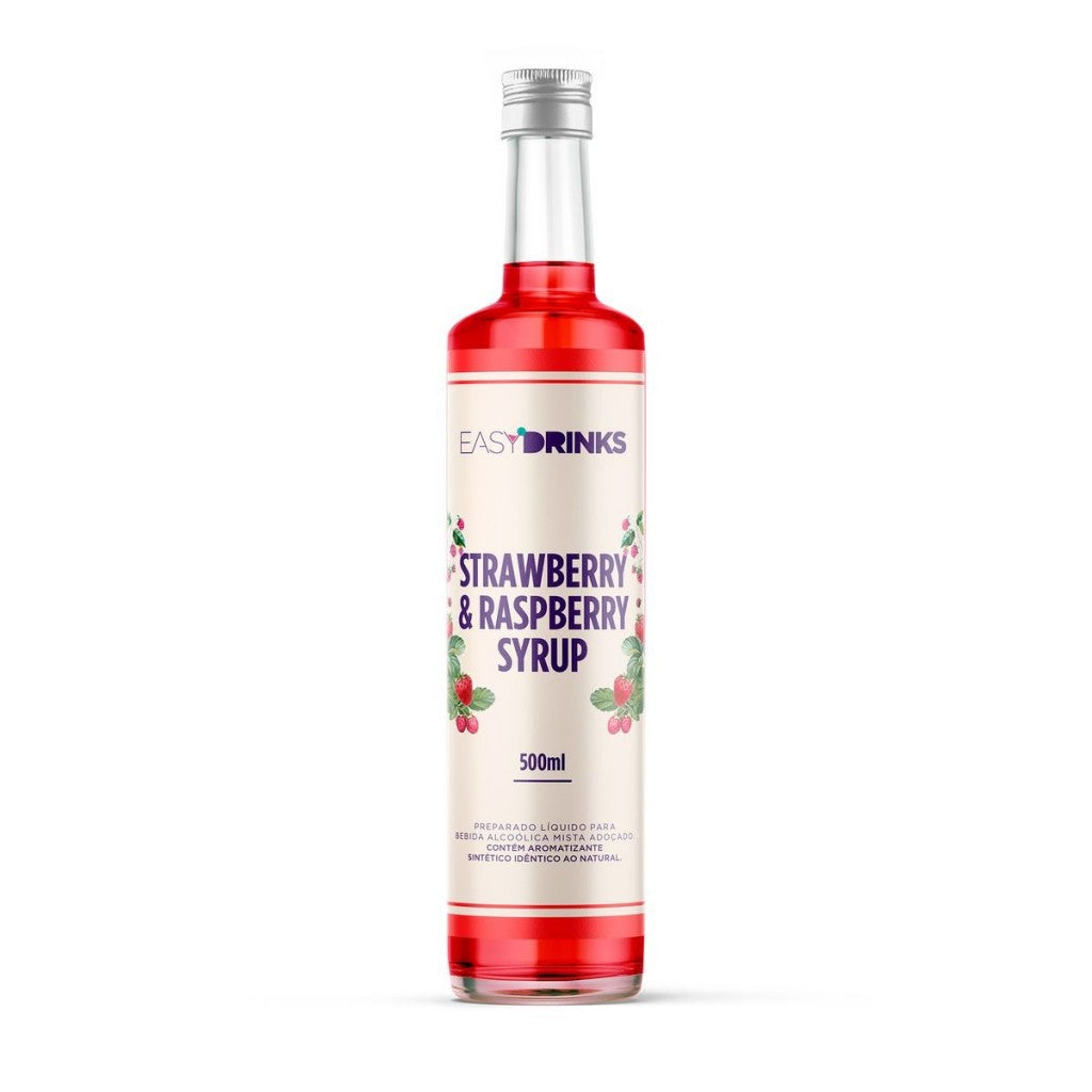 Xarope sabor Morango e Framboesa 500ml Easy Drinks