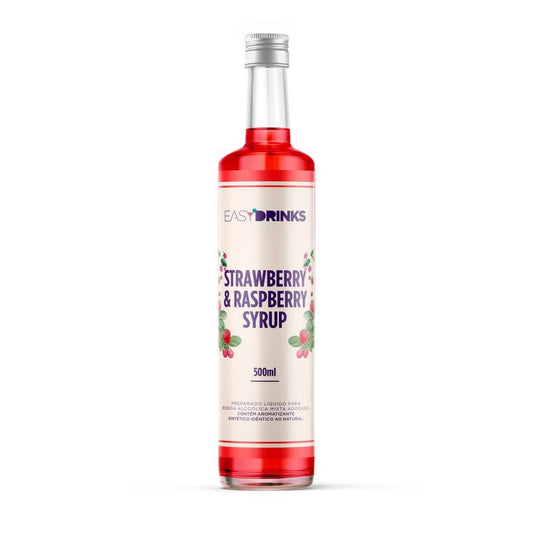 Xarope sabor Morango e Framboesa 500ml Easy Drinks