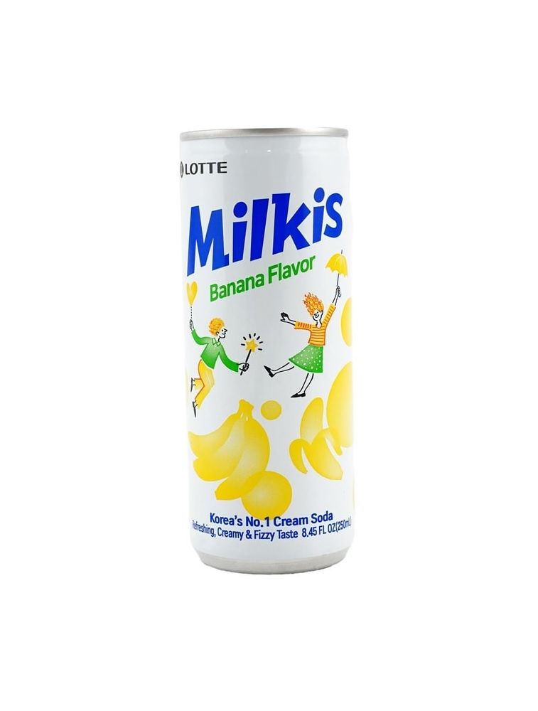 Bebida Gaseificada Sabor Banana 250ml Milkis