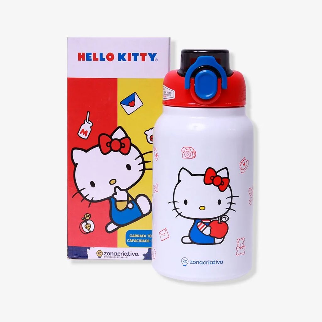 Garrafa Térmica Hello Kitty 500ml Zona Criativa
