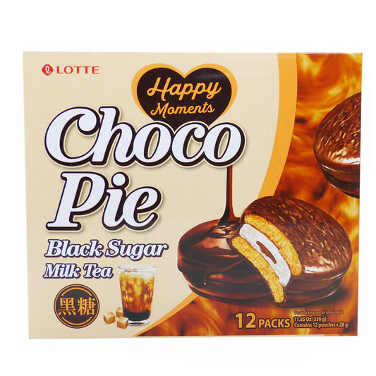 Alfajor Choco Pie Açúcar Mascavo e Leite 336g Lotte