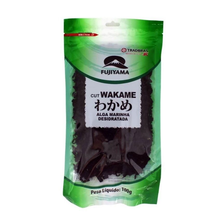 Alga Marinha Desidratada Cut Wakame 100g