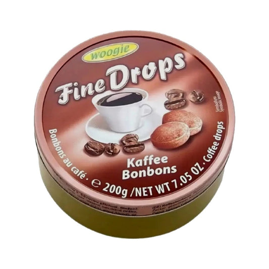 Balas de Café Woogie Fine Drops em Lata 200g