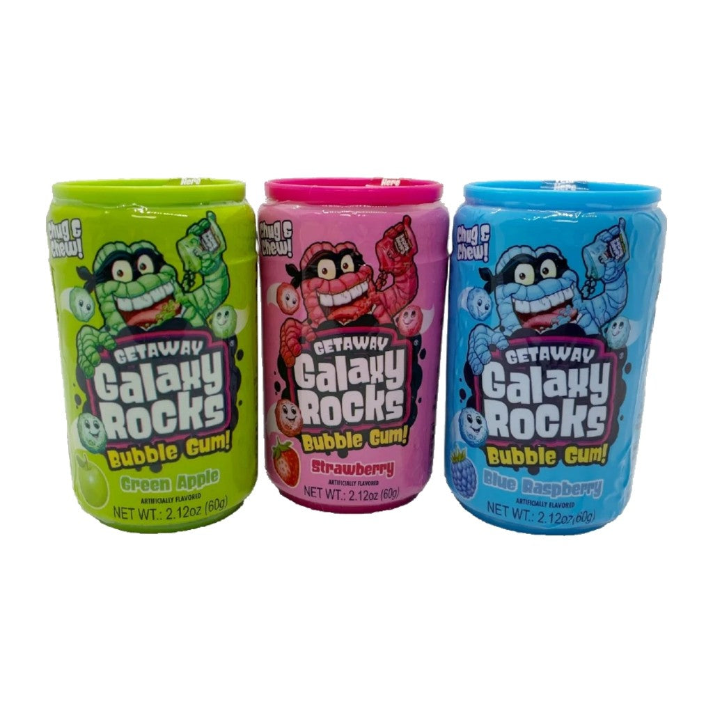 Bala Chiclete Galaxy Rocks Sabores Sortidos 60g Kidsmania