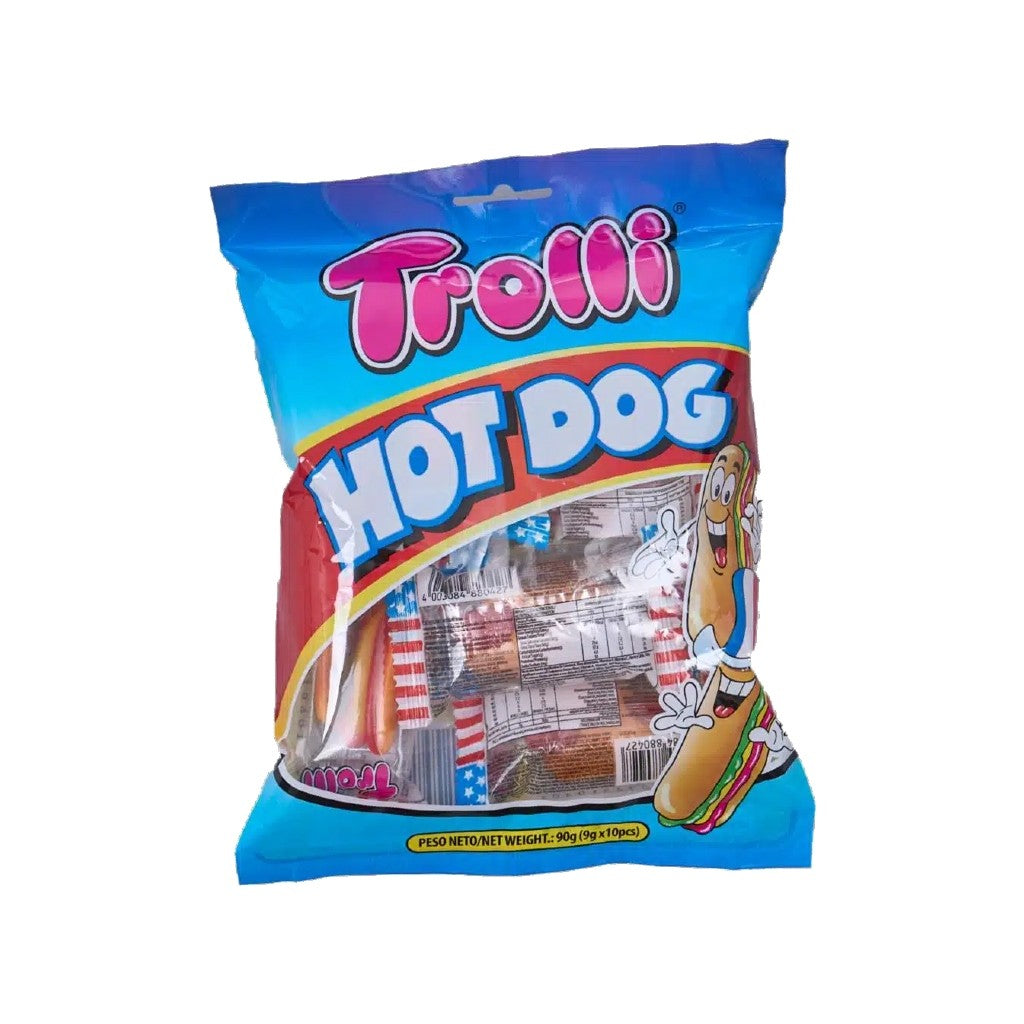 Bala de Gelatina Mini Hot Dog 90g Trolli