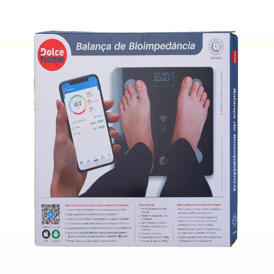 Balança de Peso Bioimpedância Dolce Home