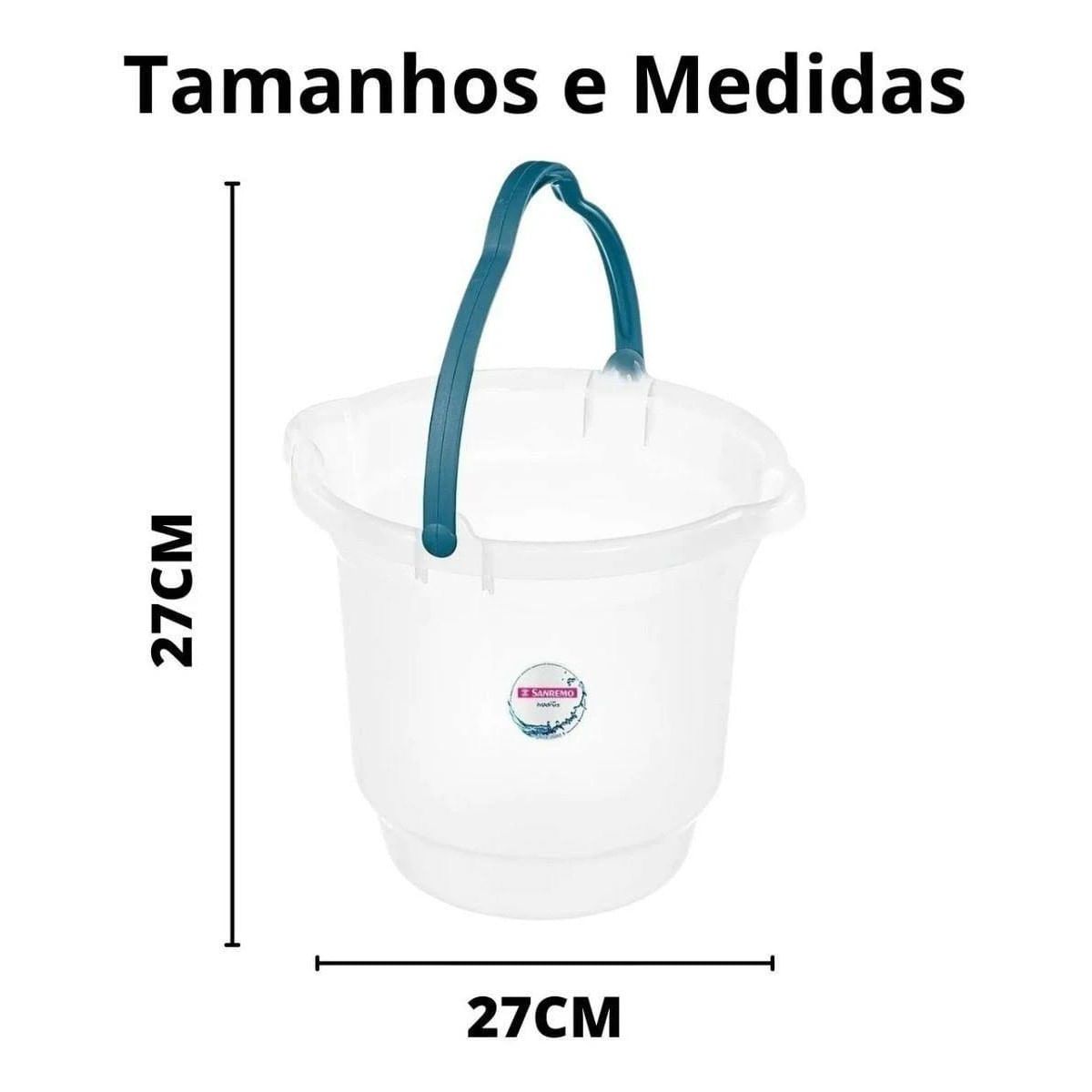 Balde Transparente 8,5l