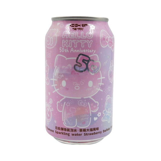 Refrigerante Ramune da Hello Kitty sabor Morango 330ml Sanrio