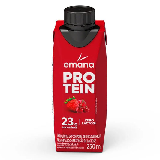 Bebida Láctea Protein Frutas Vermelhas 250ml emana