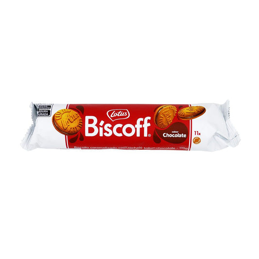 Biscoito Recheado Biscoff Chocolate 110g Lotus