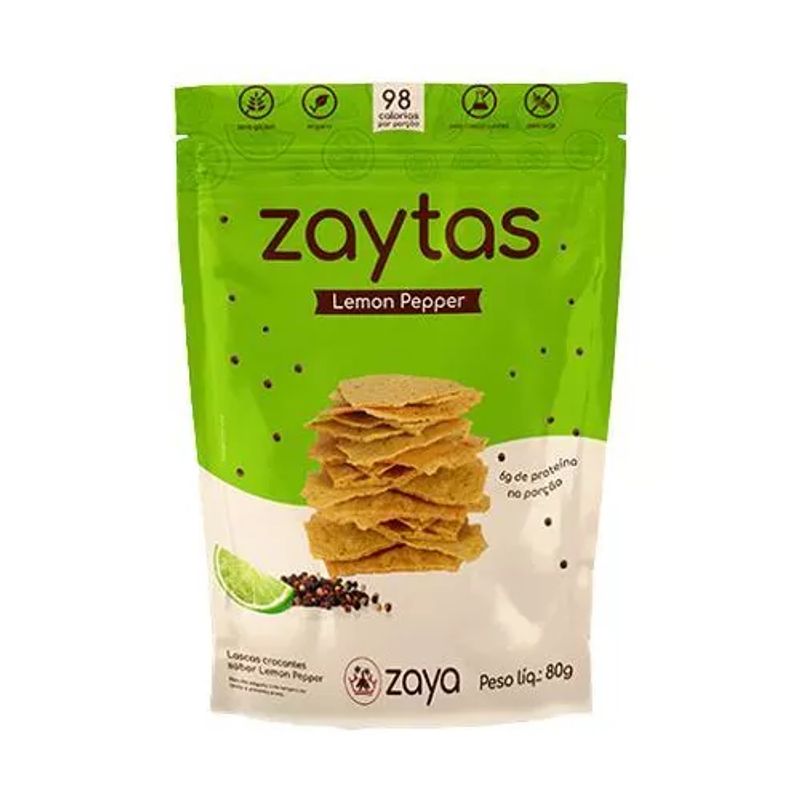 Biscoito Salgado Lemon Pepper Zaytas 80g
