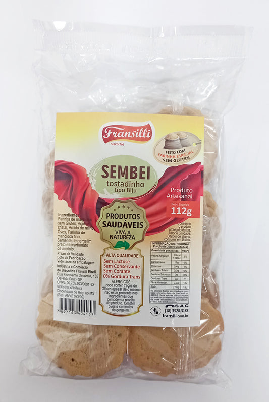 Biscoito Sembei Tostadinho sem Gluten 112g