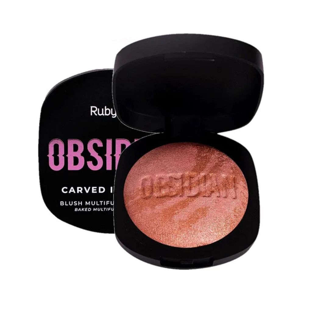 Blush Carved Obsidian Allegory of Honor