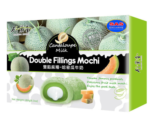Bolinho de Arroz Moti Recheio Duplo Leite e Melão 180g Bamboo House