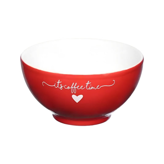 BOWL LAMOUR PORCELANA VERMELHO 440ML HAUSKRAFT
