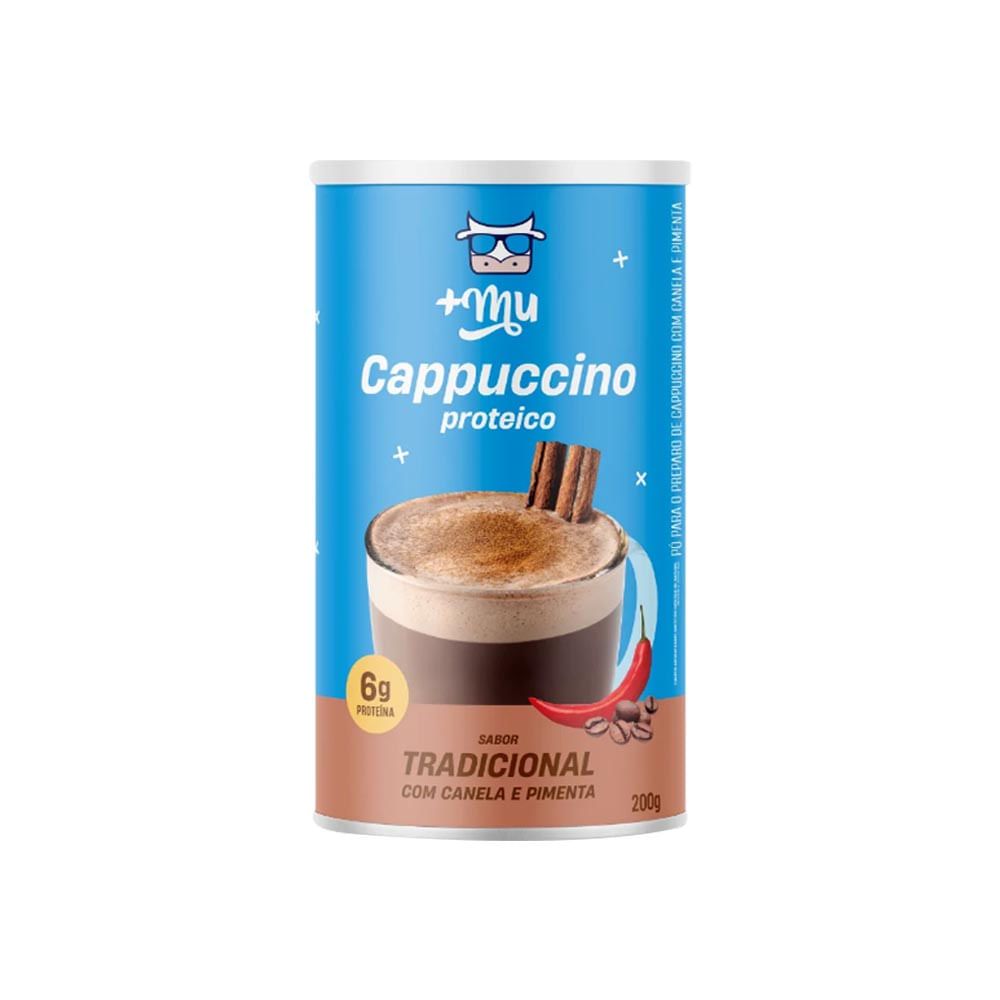 Cappuccino Proteico Canela e Pimenta 200g Mais Mu