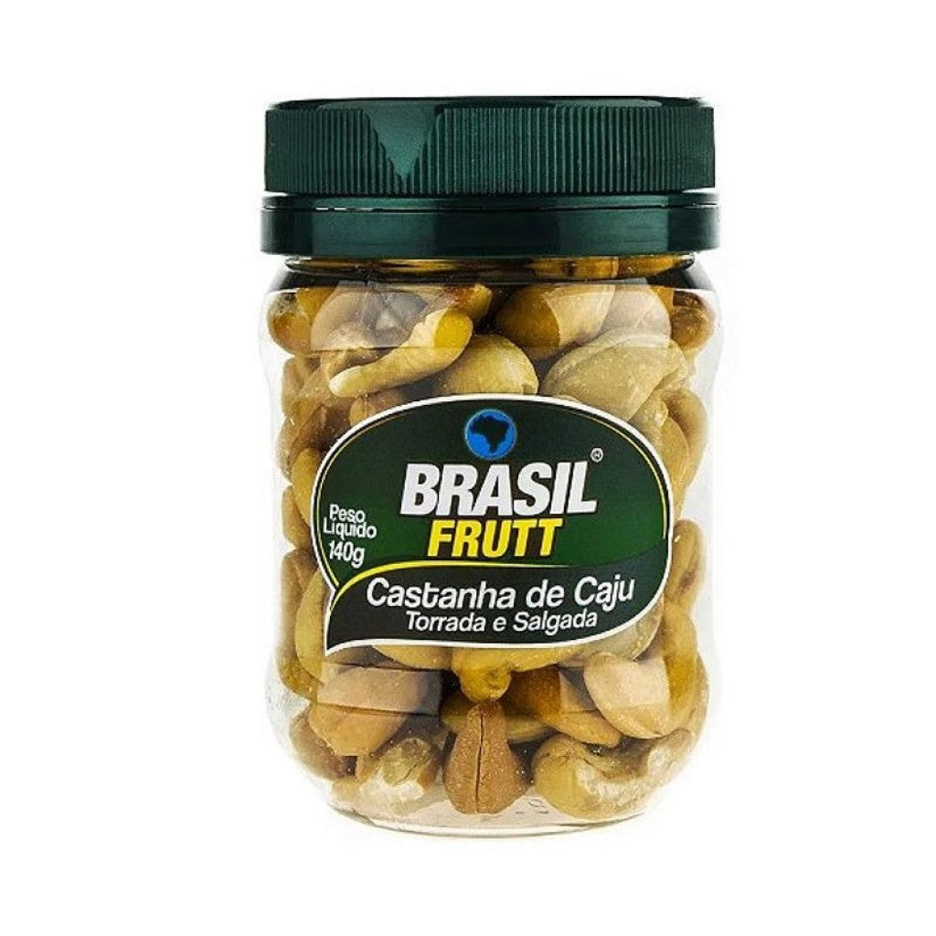 Castanha de Caju Torrada e Salgada Pote 140g Brasil Frutt