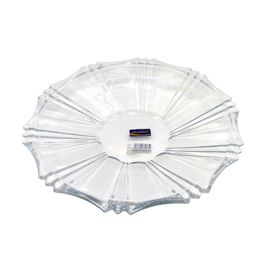 Centro de mesa de vidro 33,5 X 4,5cm Dolce Home