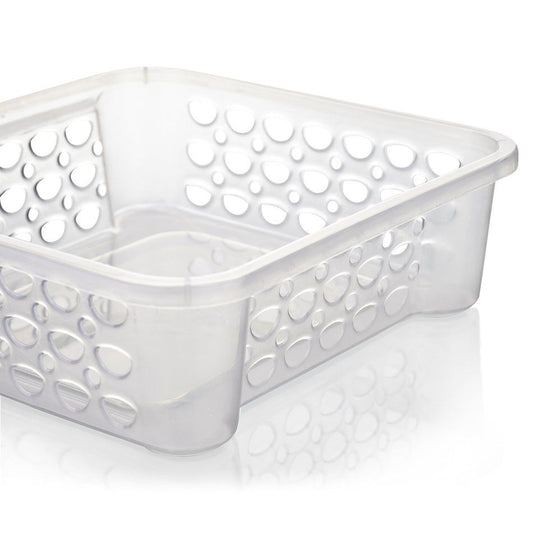 Cesta Empilhavel Plastico Tranparente 3,3l Sanremo