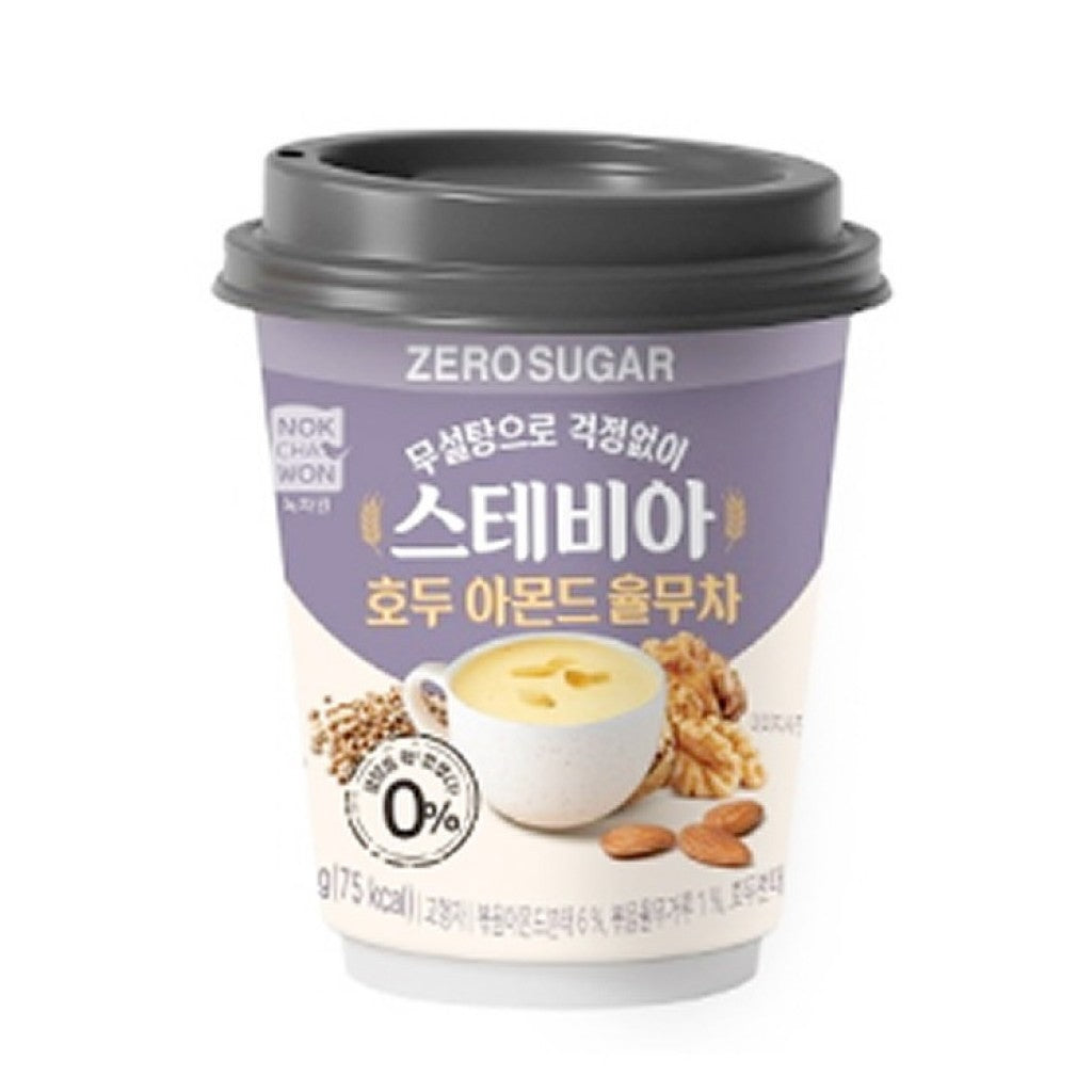 Chá de Yulmu de Nozes e Amêndoas com Stevia em Pó 24g Nokchawon