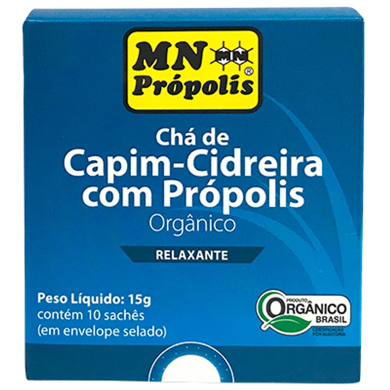Chá Capim Cidreira com Propolis 15g Mn Propolis